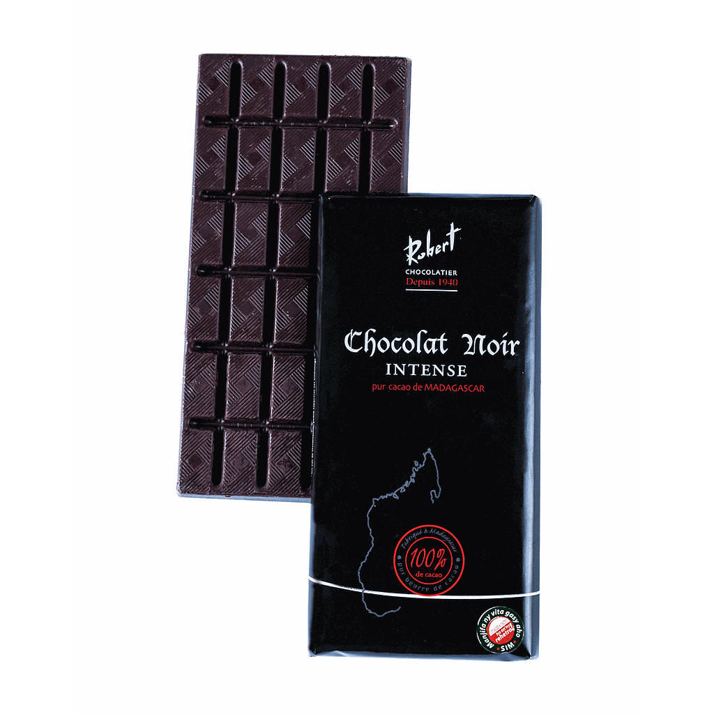 Tablette de chocolat noir intense 100% - PROMO DLUO courte