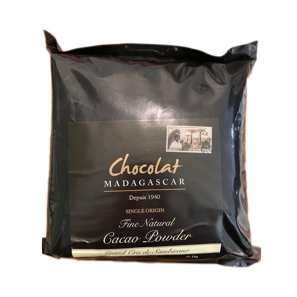 1 kg de poudre de cacao pure -