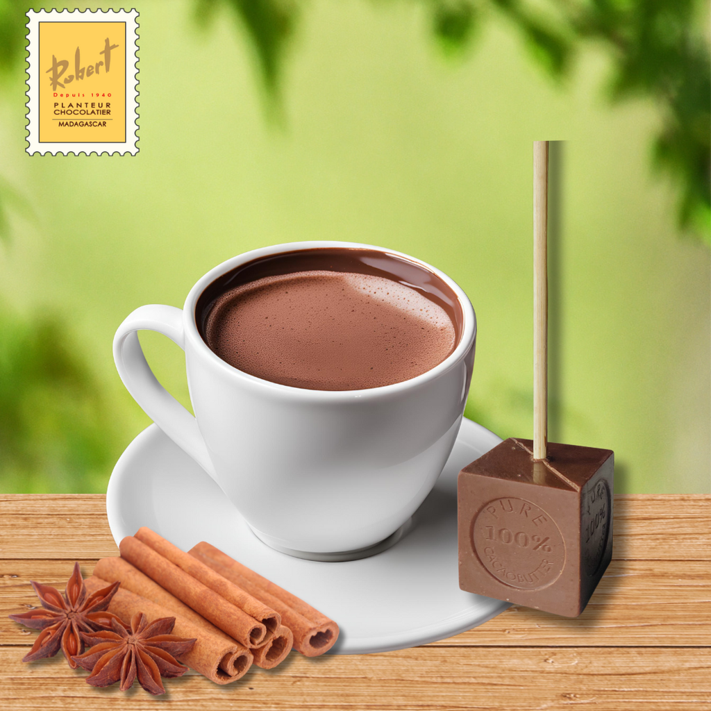 Bâton à Chocolat Chaud - Chocolat au lait à la Cannelle