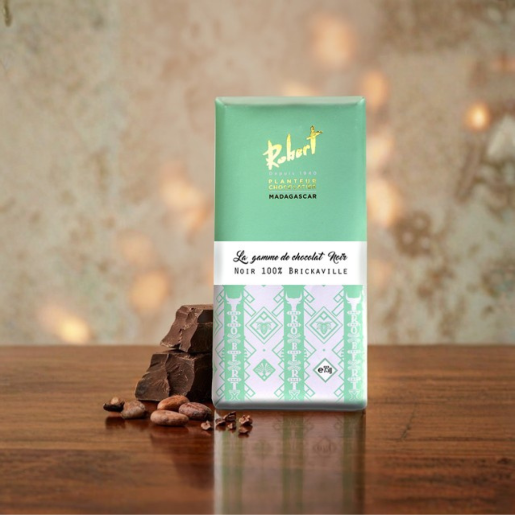 Tablette de Chocolat Noir 100% Cacao "Terroir BRICKAVILLE"