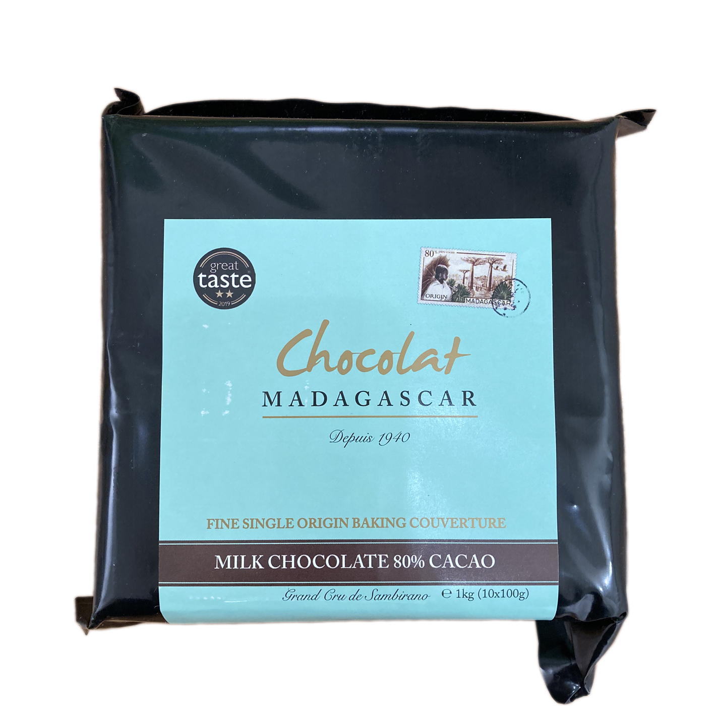 [CDC03] 1 kg de chocolat de couverture lait 80% - DLUO courte