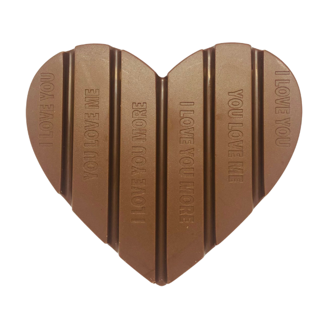 [C2] Tablette Cœur Chocolat Lait - Lait 50%