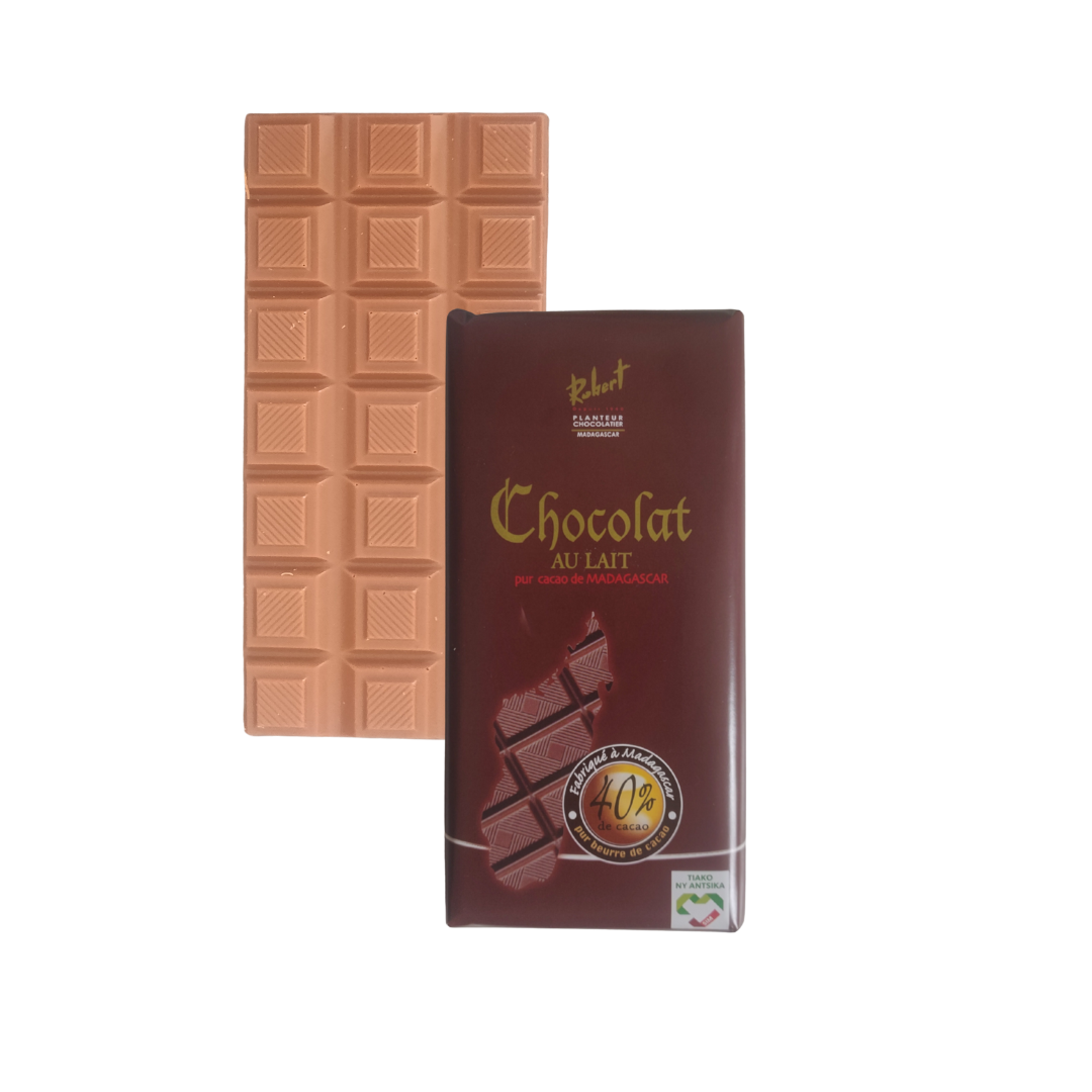 [TRL40] Tablette de chocolat au lait 40% Cacao - PROMO DLUO courte
