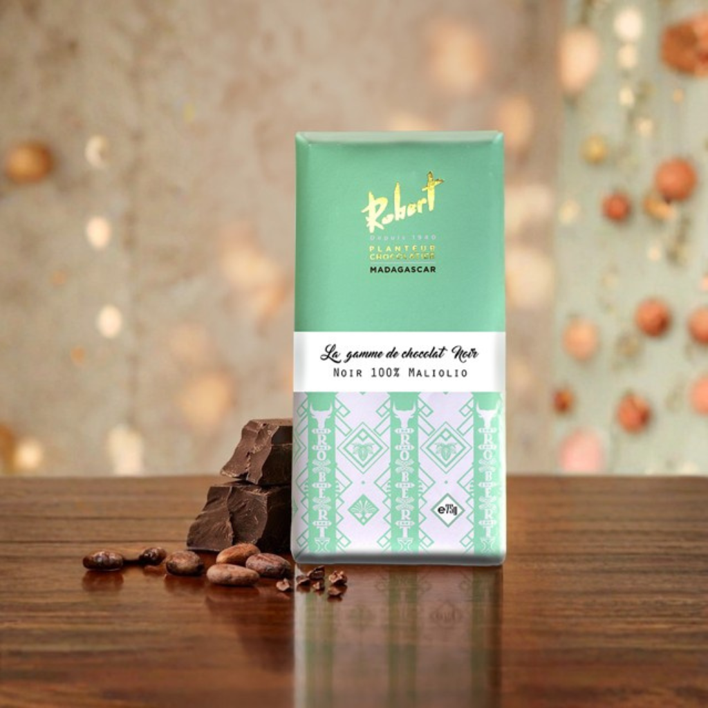 [TRN100MAL] Tablette de chocolat noir 100% "Terroir Maliolio" - Haut Sambirano
